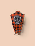 Flanno Orange sleevless