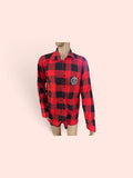 Flanno red long sleeve