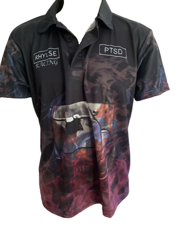 PTSD Motorsport Short Sleeve Shirt front